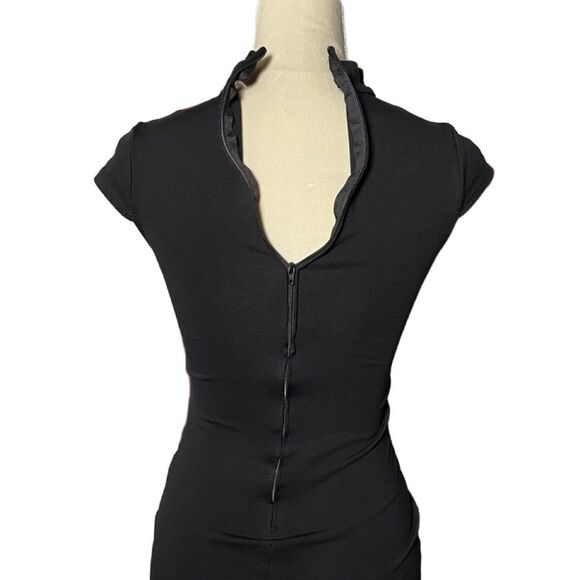 3/$20 Charlotte Russe Black Chocker Bodycon Mini Dress (Size: Small) - Picture 5 of 7